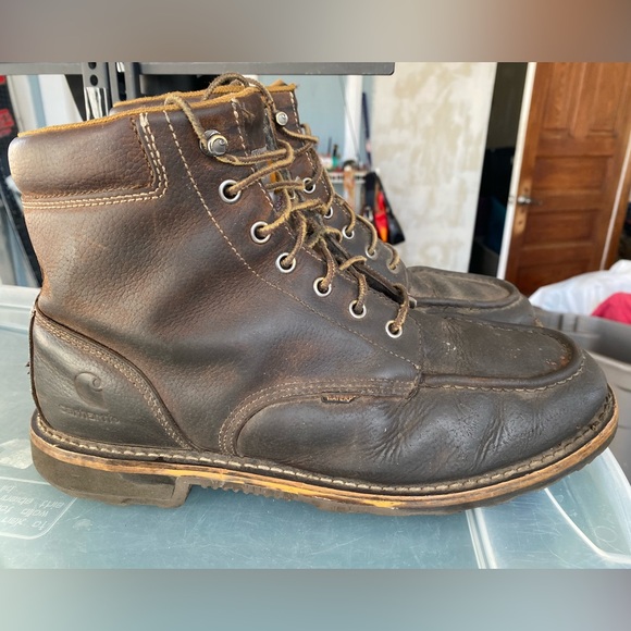 Carhartt Mens Work Boots 11 Brwn Traditional Waterproof 6\